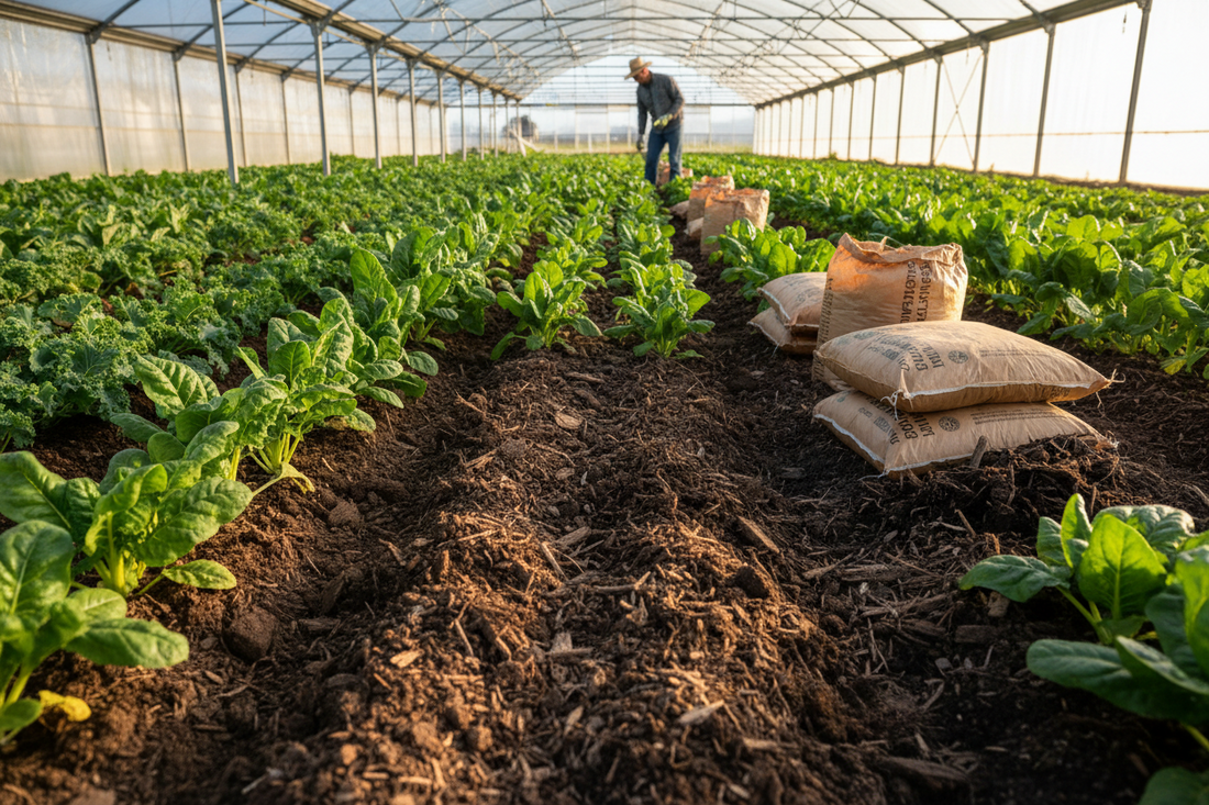 How Commercial Growers Can Reduce Chemical Fertilizer Inputs by 25–50% Using Living Microbes